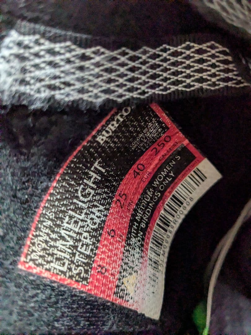 Burton Step On ウィメンズ ブーツ　ビンディング