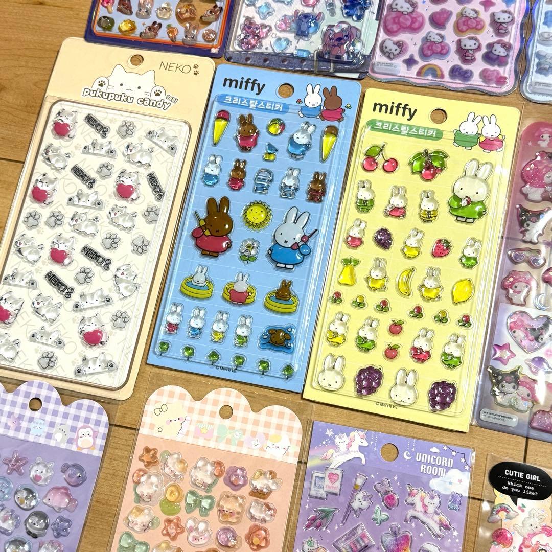 ズートピア　ボンボンドロップ　コットンパフィ　うるちゅる　日焼けキティ　シール