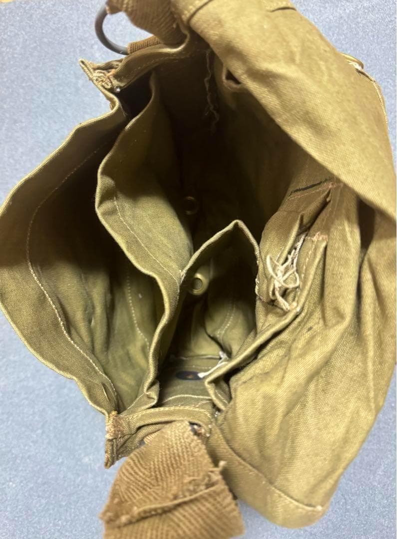 イギリス軍 実物 MkⅦ ガスマスクバッグ Bukta