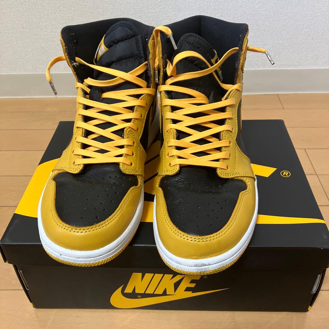 NIKE Air Jordan 1 ブラック/イエロー