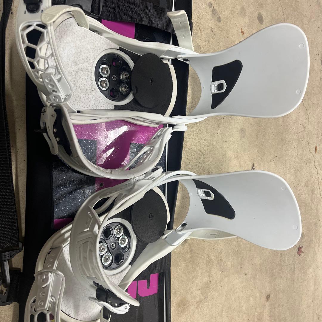 UNION BINDING CO. スノーボードビンディング ホワイト21.22