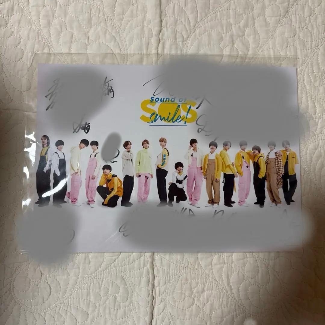 エビダン EBiDAN M!LK スパドラ さくらしめじ 全員サイン入り 生写真