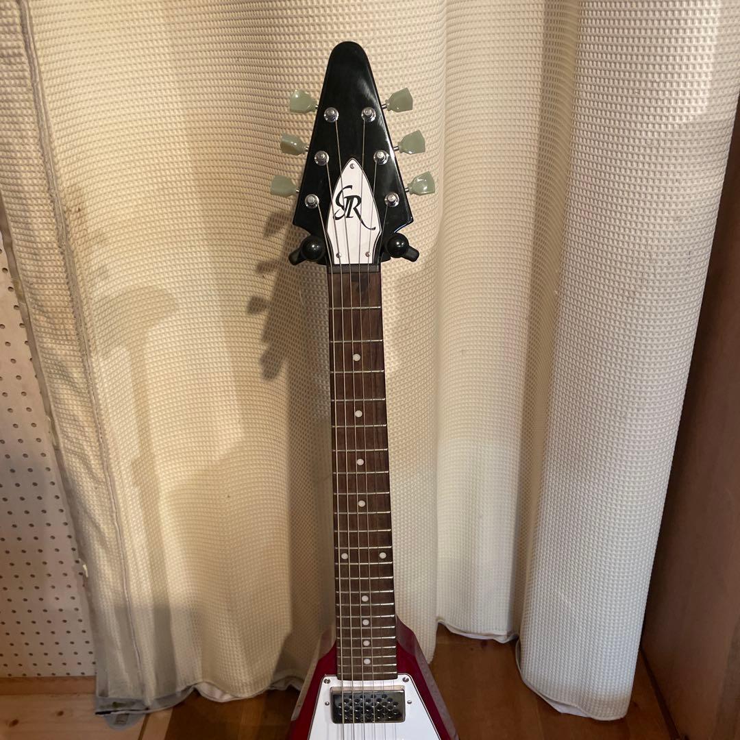 GrassRoots ミニエレキ　フライングV スピーカー内蔵