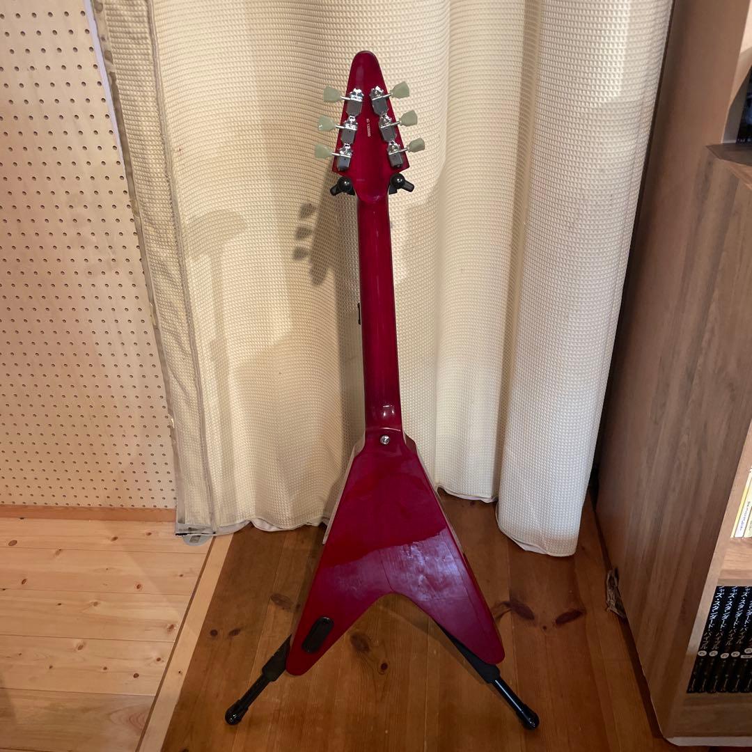 GrassRoots ミニエレキ　フライングV スピーカー内蔵