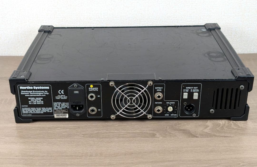 【名機】HARTKE HA3500 ベースアンプヘッド 350W 動作確認済み