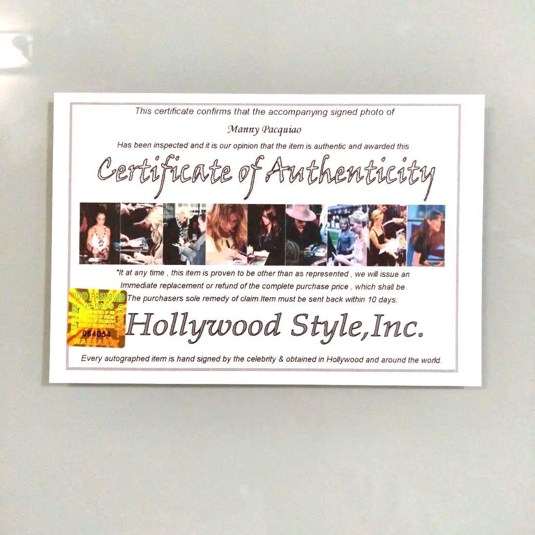 セール中…マニーパッキャオ直筆サイン2Lサイズ写真…Manny Pacquiao