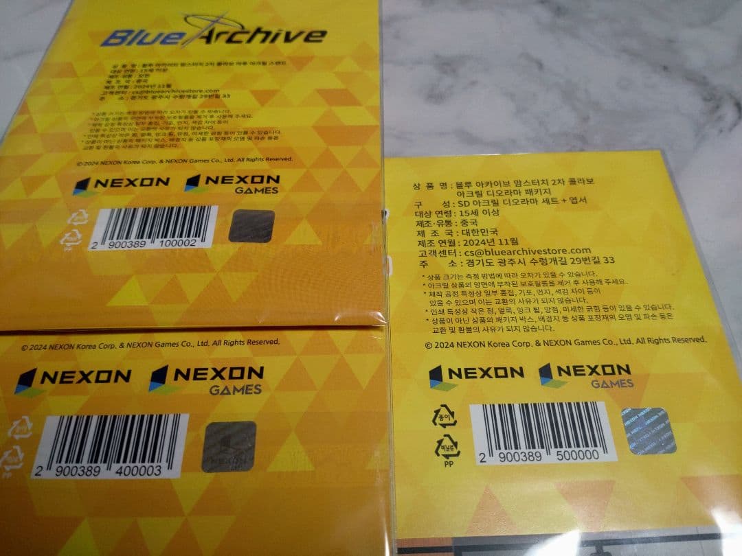 【韓国限定】ブルーアーカイブ マムズタッチコラボ アクリルスタンドセット