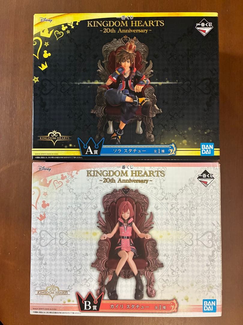 一番くじ キングダムハーツ 20th A賞ソラスタチュー　B賞カイリスタチュー