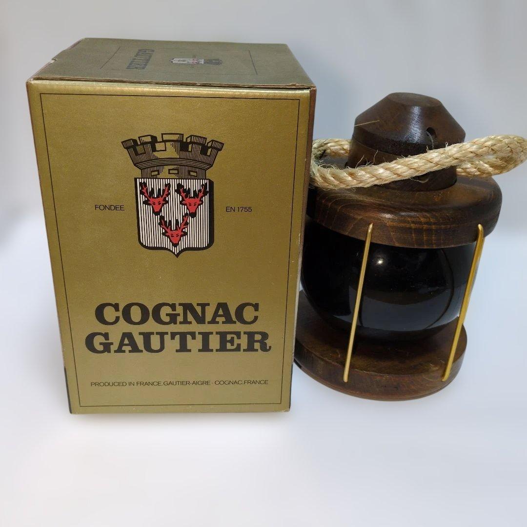 cognac gautier X.O. ランタン型ボトル