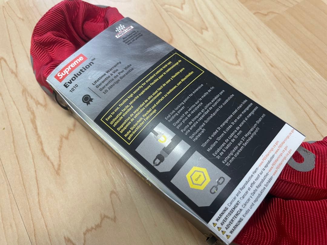 Supreme/Kryptonite チェーンロック Evolution 10