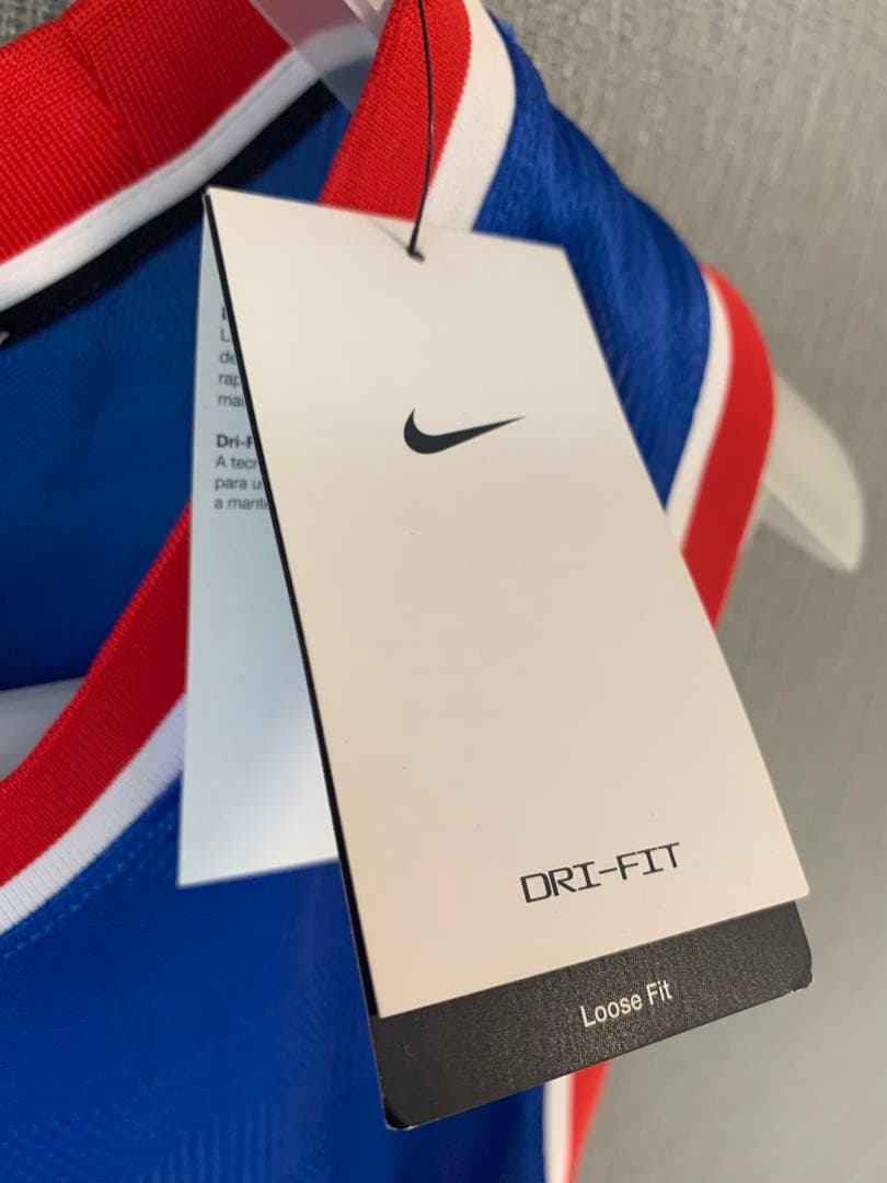 NIKE Penny 1/2 セントバスケットボールジャージブルー DA5991