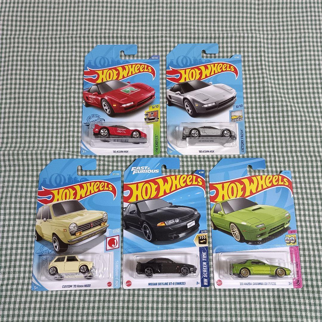 ホットウィール 17台 日本車 シビック FD NSX 180sx 510 等