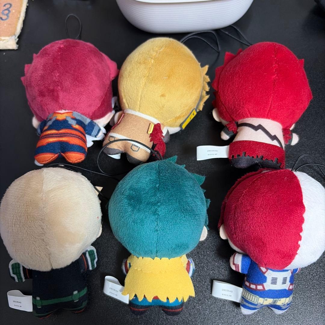 あ*す様 僕のヒーローアカデミアちみっともぬいナムコ限定6点セットアクリルスタン