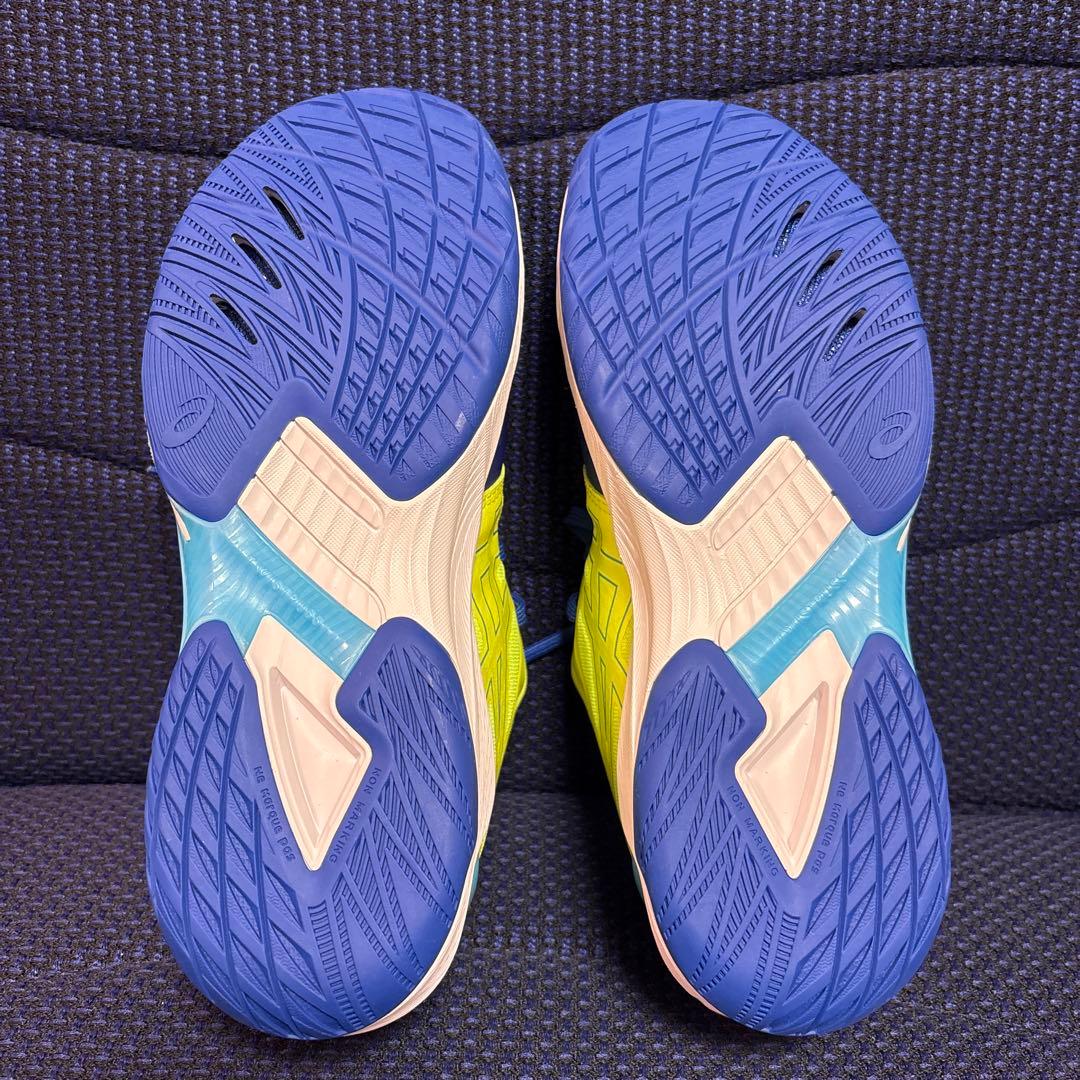 ASICS バレーボールシューズ ブルー/イエロー　27.5cm