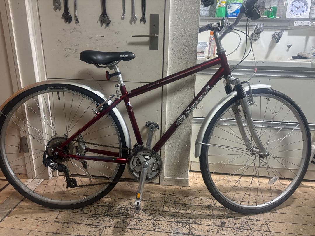 Giant Cross 3000 ジャイアントのクロスバイクパープル