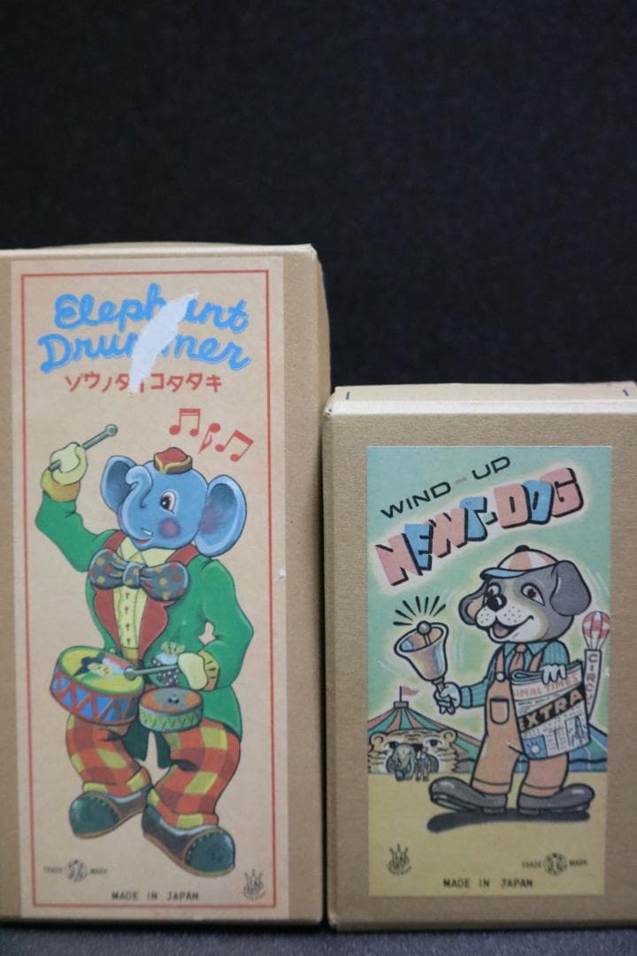 T.K TOYS　ブリキ　ゾウノタイコタタキ　サンタクロース　ニュースドッグ