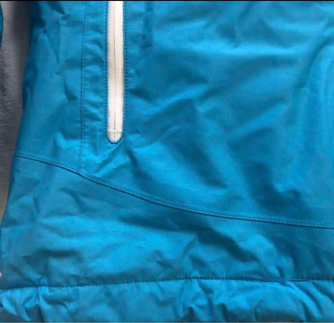 モンベル140パウダーステップパーカー女の子スキー男の子キッズ雪スノボー130