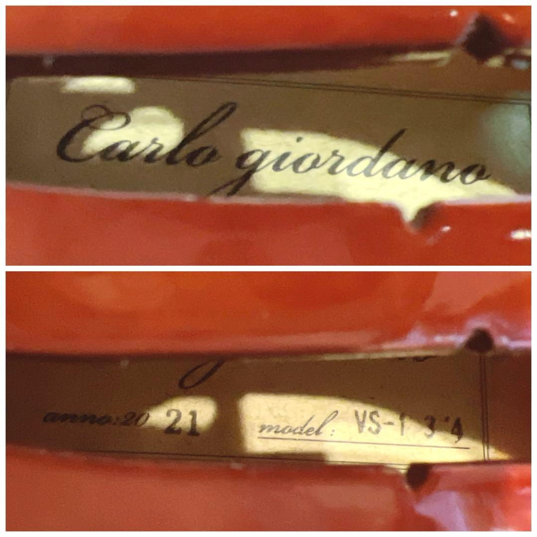 【美品・2021年製】Carlo giordano VS-1 3/4 バイオリン