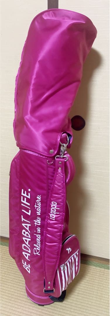 アダバット　キャディバッグ　 ラズベリーピンク