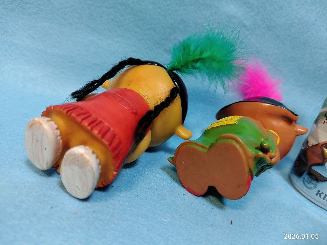 昭和レトロ 当時物 シスコ シスコーン坊やチョコちゃん ソフビ