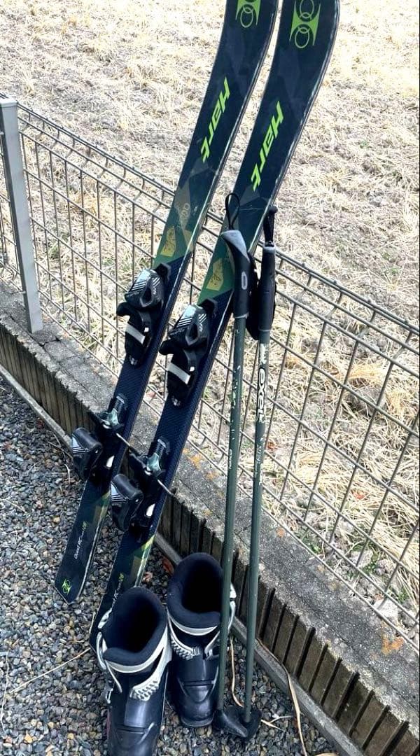 Hart スキー板　128㎝　ブーツ　ストック　セット　ジュニアスキー