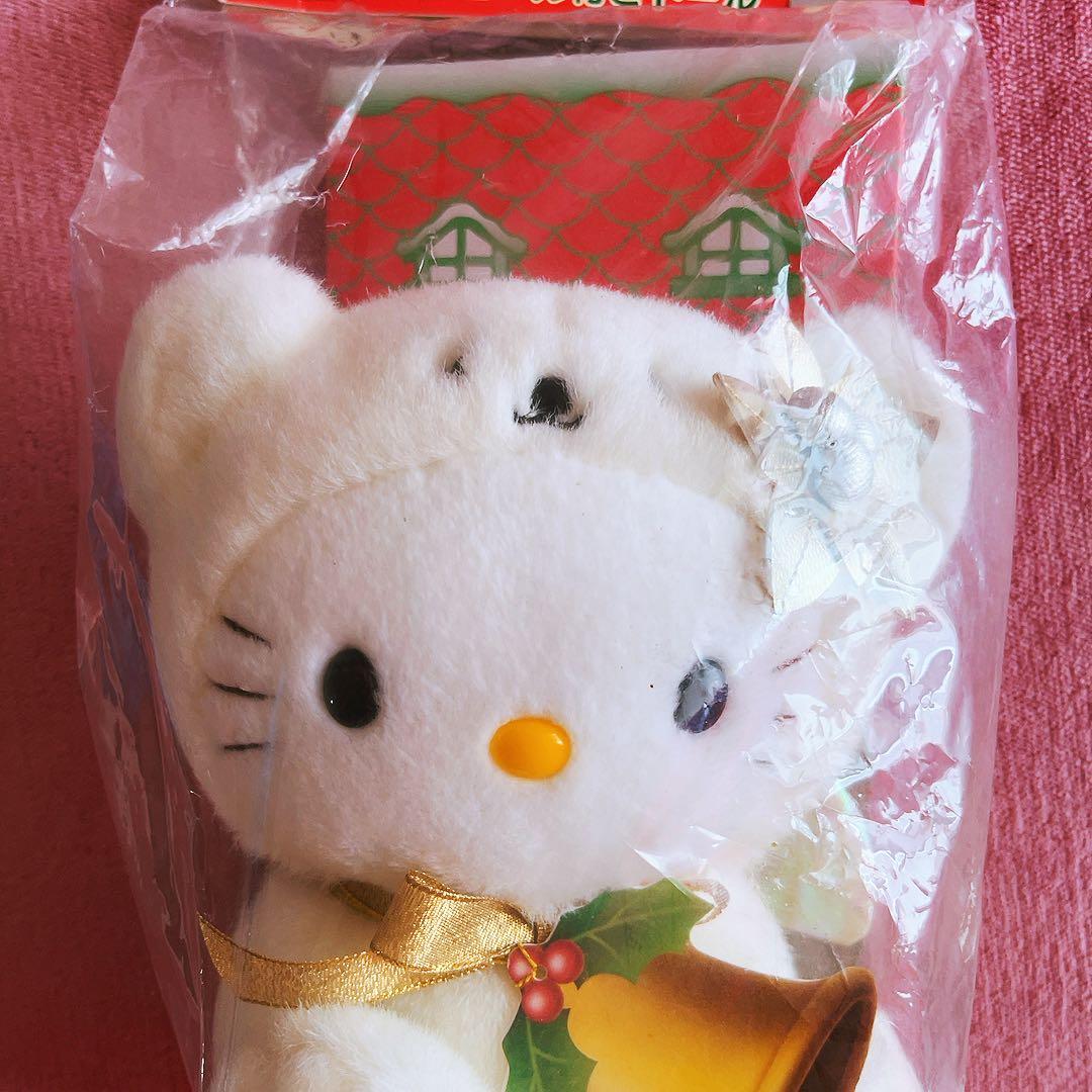 希少レア　ハローキティ　オルゴール付きドール　クリスマス　ベア　2002