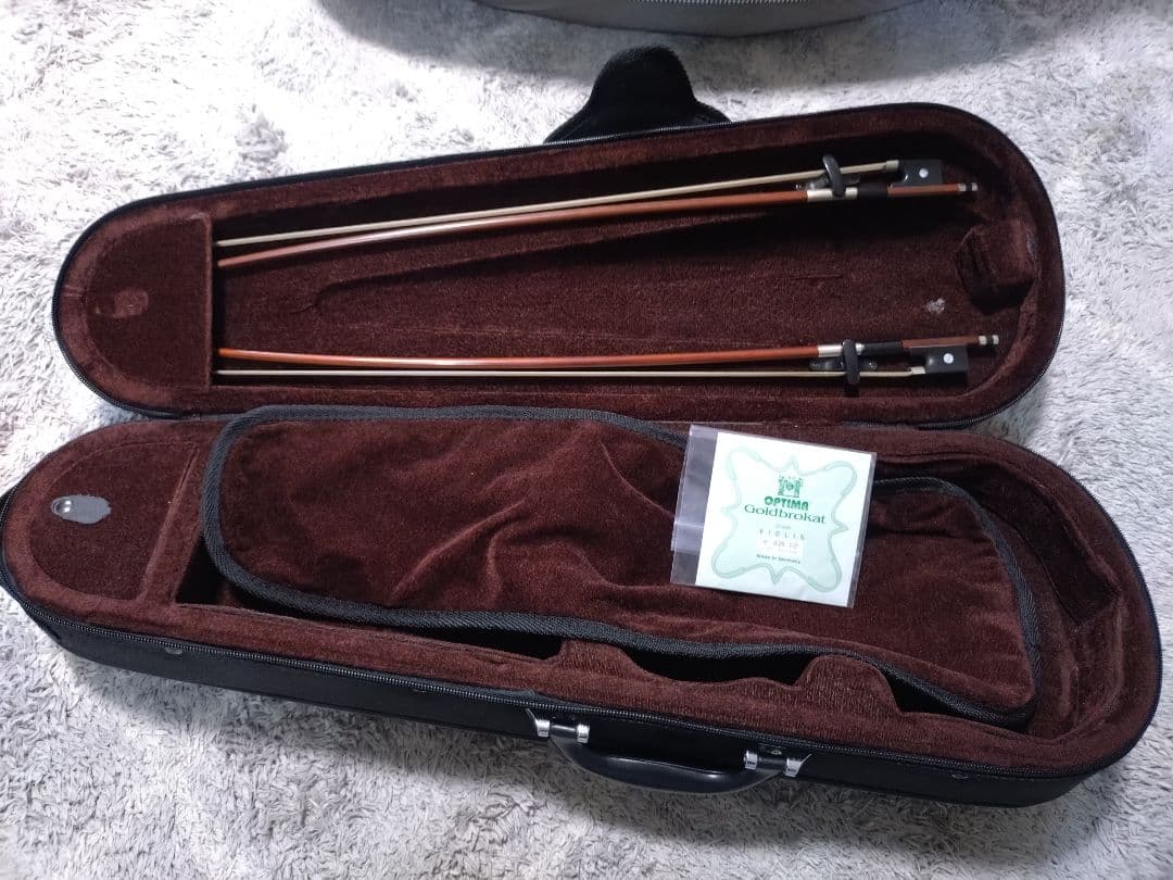 バイオリン　ピグマリウス　1/2　ST-3 杉藤 SUGITO 弓2本　肩当て