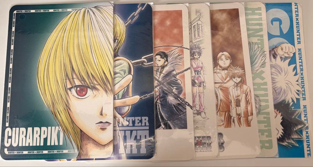 HUNTER×HUNTER 旧アニメ　マウスパッド　パッドダス　７枚セット