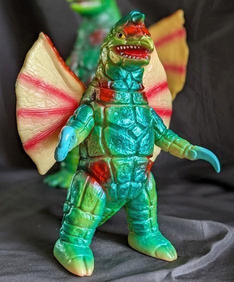 ジャイアント＆スタンダード・ドラコ（ブルマァク復刻）ソフビフィギュア２体セット