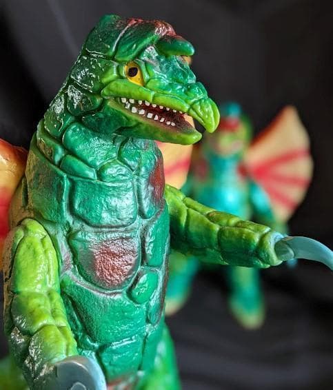 ジャイアント＆スタンダード・ドラコ（ブルマァク復刻）ソフビフィギュア２体セット