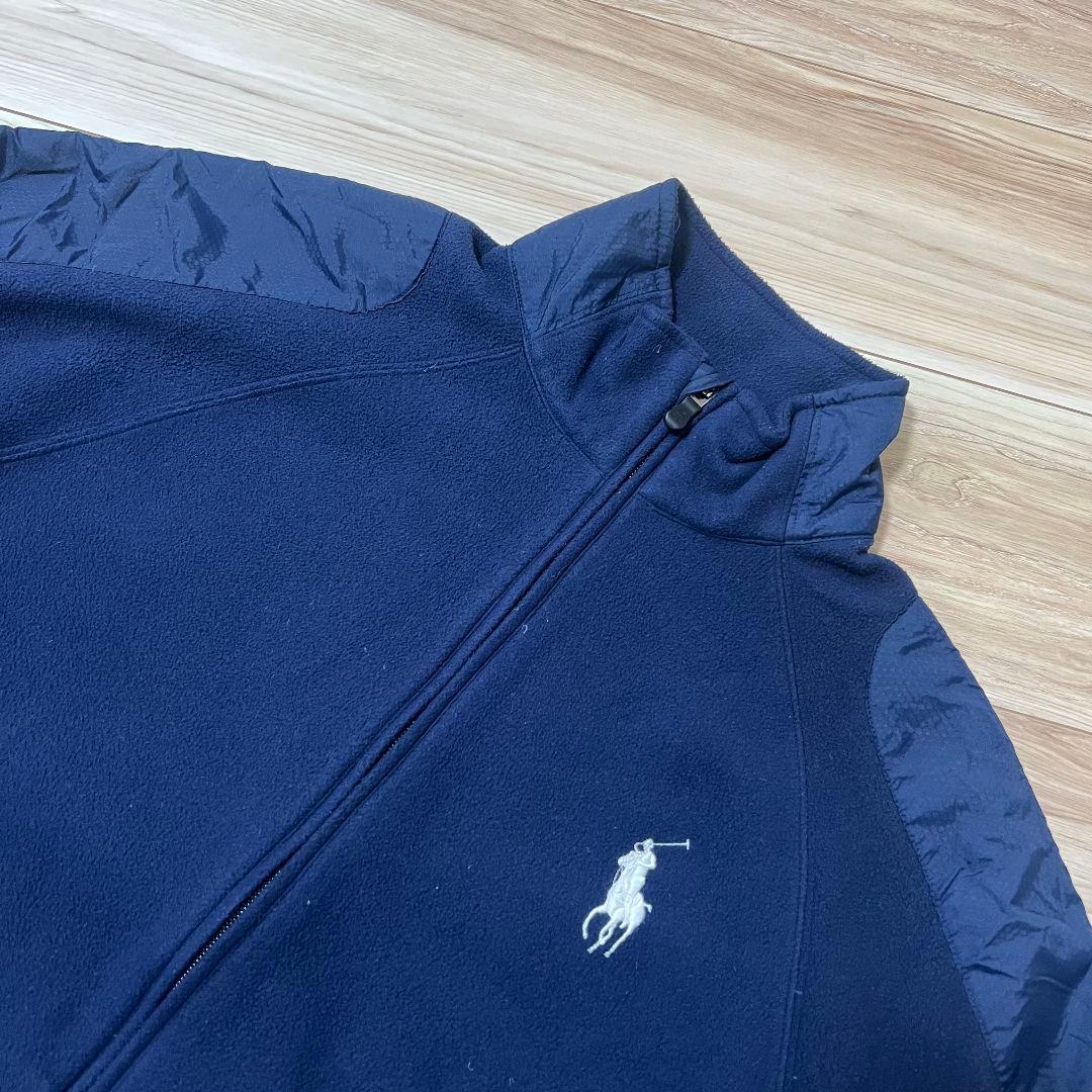 ポロゴルフ　ラルフローレン　フリース　ナイロン　ジャケット　ブルゾン　メンズ　L