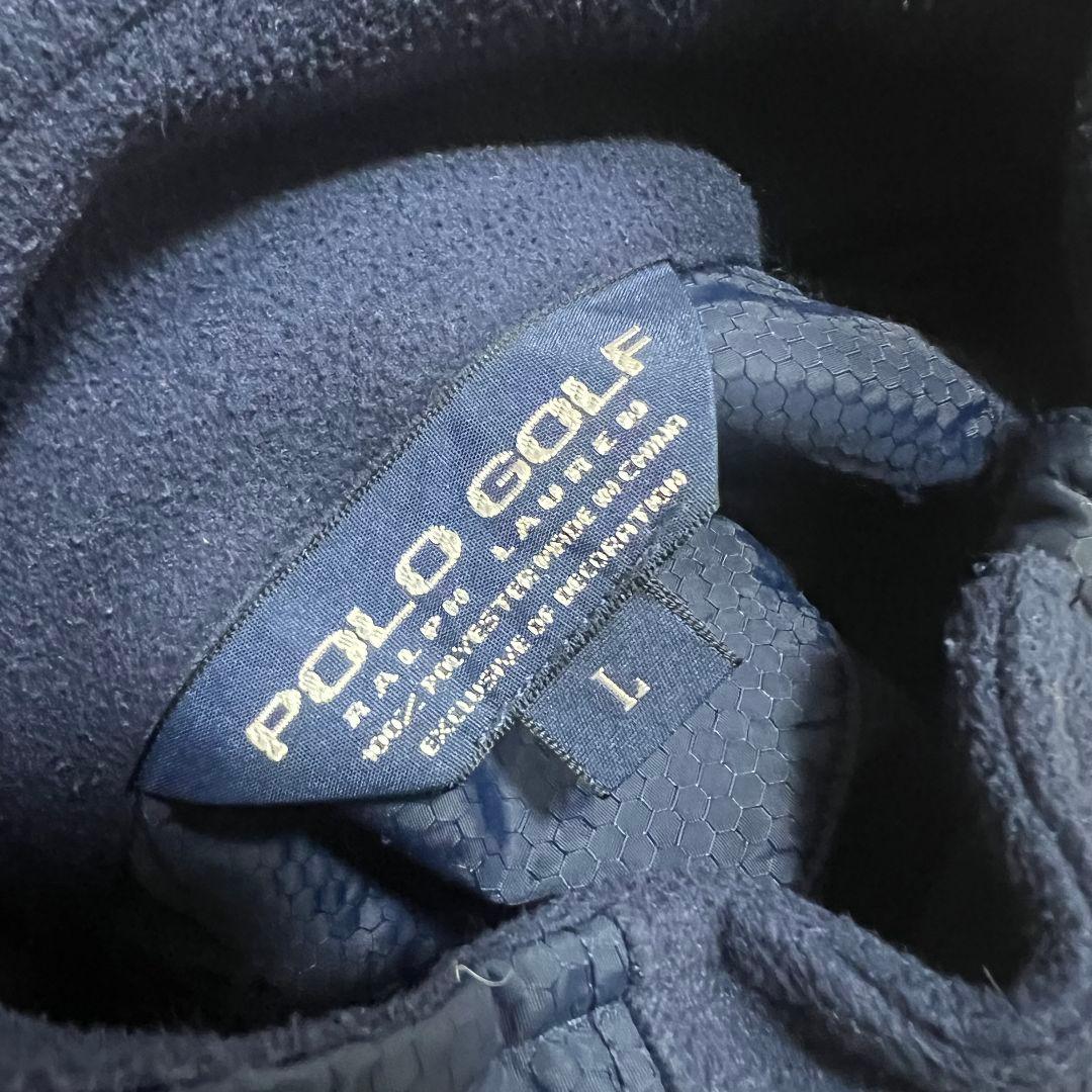 ポロゴルフ　ラルフローレン　フリース　ナイロン　ジャケット　ブルゾン　メンズ　L