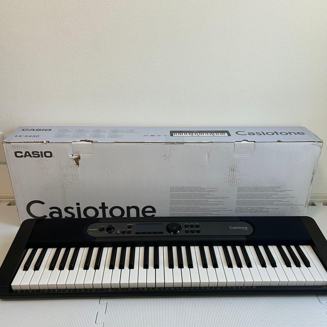 CASIO LK-S450 61鍵盤 電子キーボード