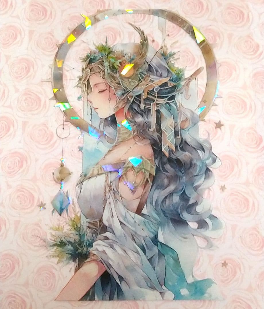 廃盤品✩J931＃占星女神(贝壳光)fantasy切売り海外人物女の子AIマステ