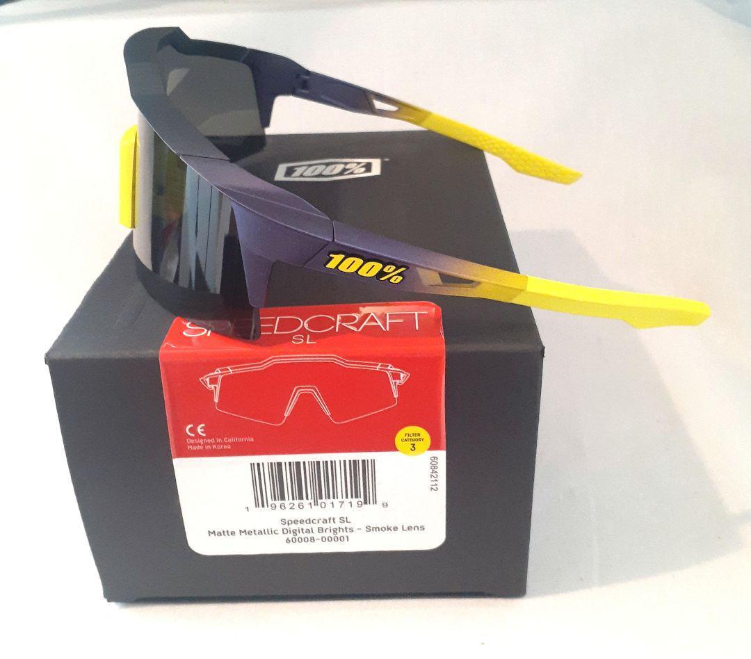 100% Speedcraft SL パープル ワンハンドレッド サングラス