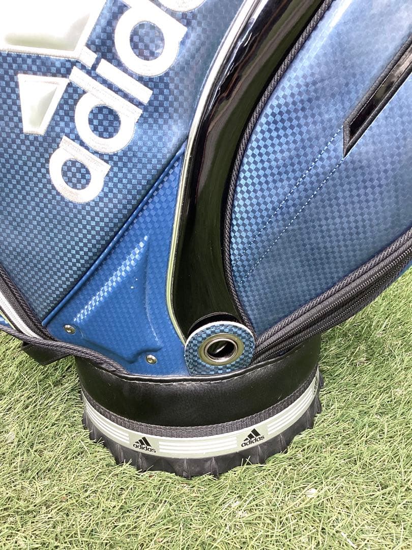 戦*ン様 adidas アディダス市松模様キャディバッグ