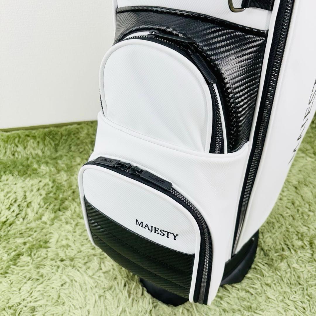 MAJESTY マジェスティ マルマン 新品キャディバッグ ホワイト 大人気