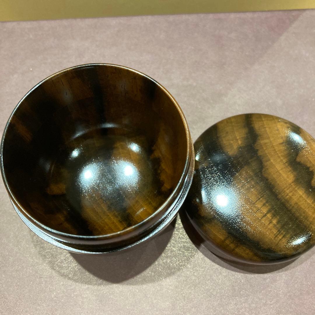 最終価格　おかや木芸　黒柿　中棗