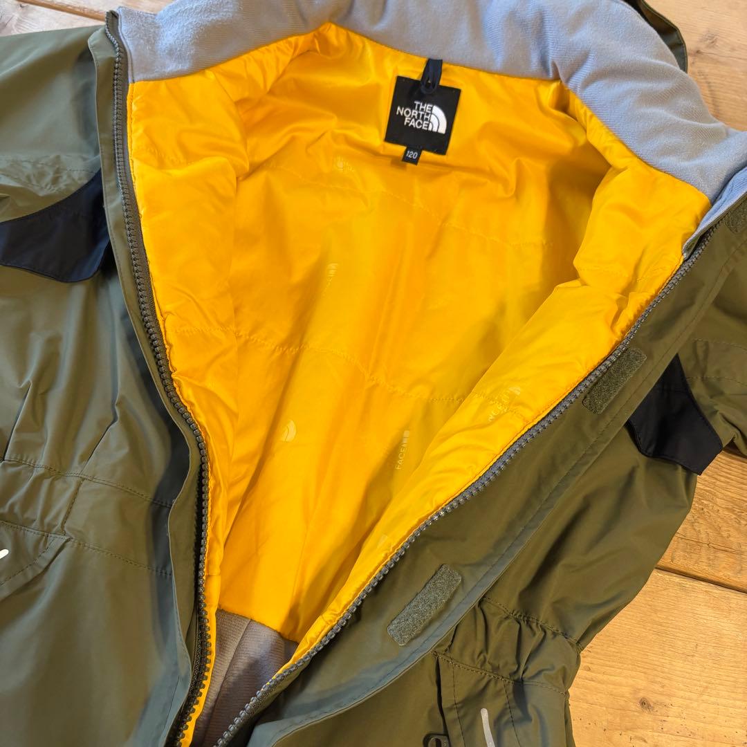【美品】ノースフェイス キッズ スノーウェア　スキーウェア 120