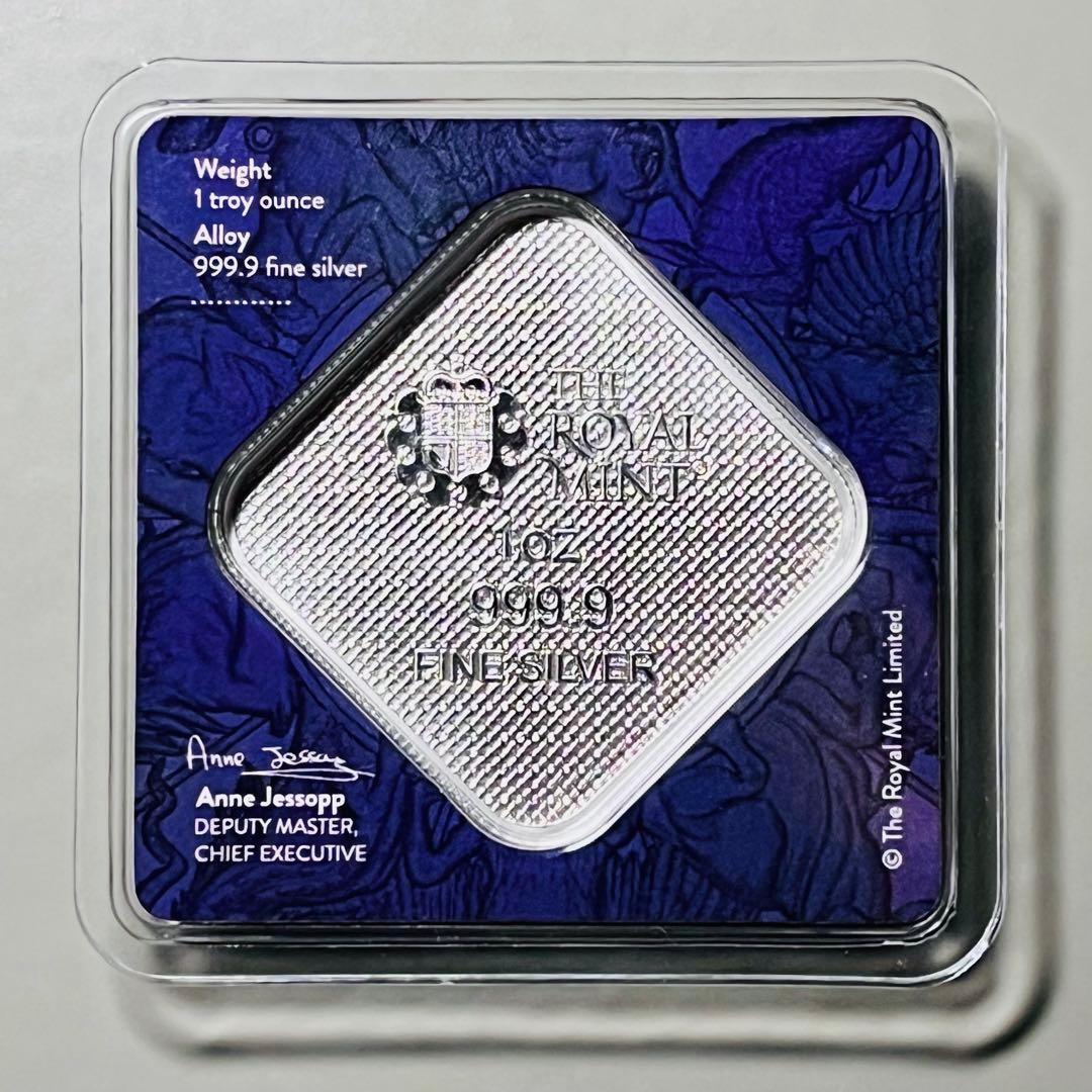 クイーンズビースト コンプリーター 1オンス 銀貨 バー ヤングエリザベス 純銀