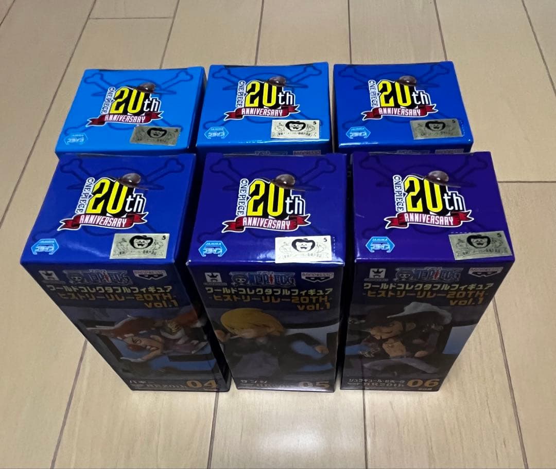 ワンピース　ワーコレ ヒストリーリレー20TH 全30種コンプ