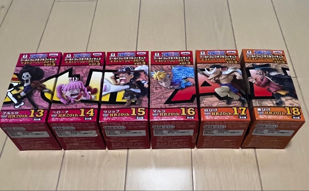 ワンピース　ワーコレ ヒストリーリレー20TH 全30種コンプ