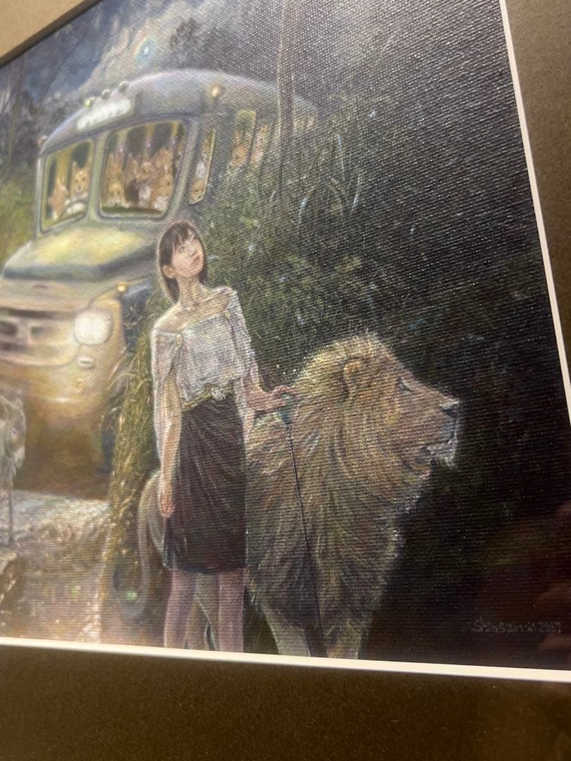 現代アート　リアリズム　西野親　【しらないせかい】　肉筆画