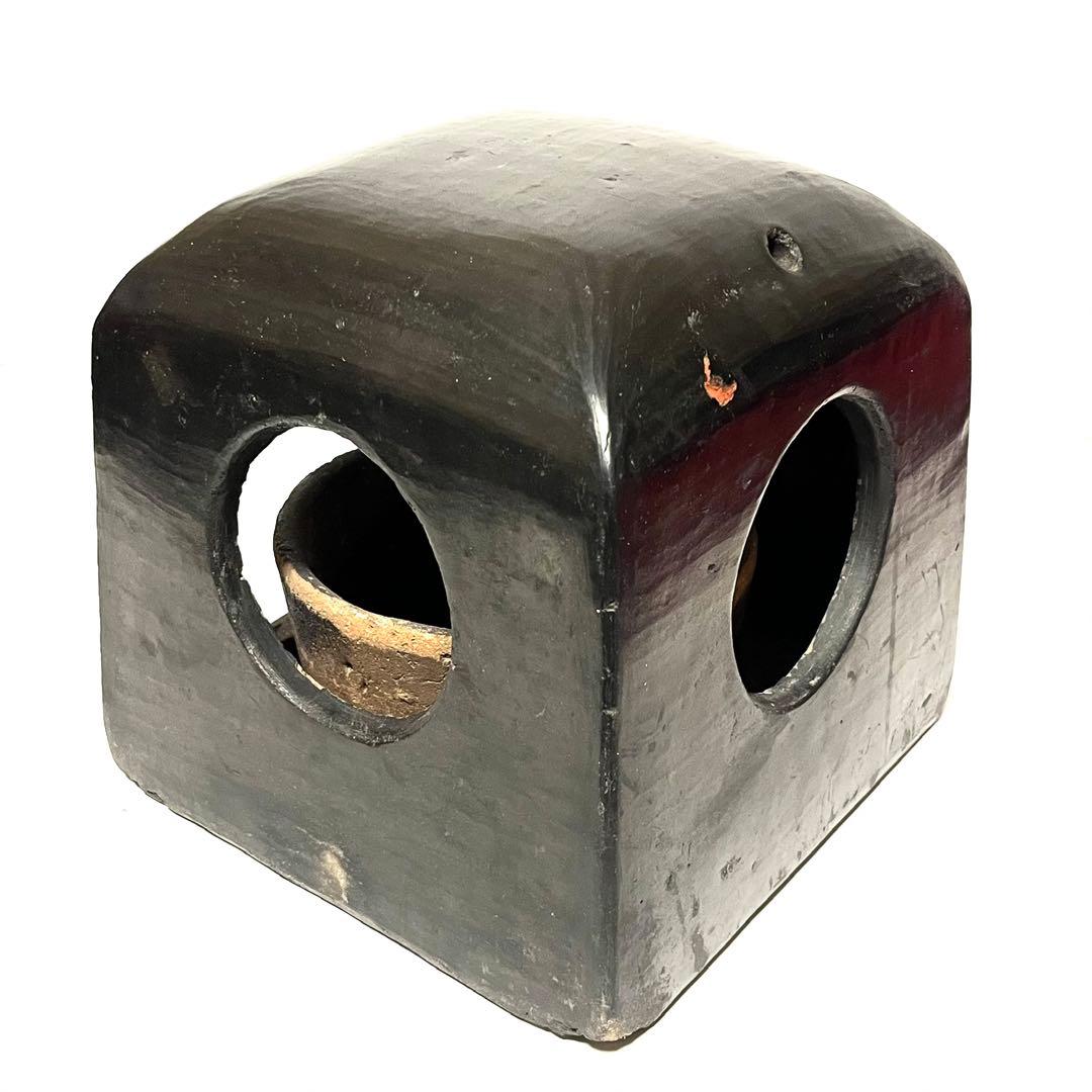 ■時代物・希少■あんか・行火・猫火鉢・置きこたつ・レトロ・古道具・古民具・瓦土製