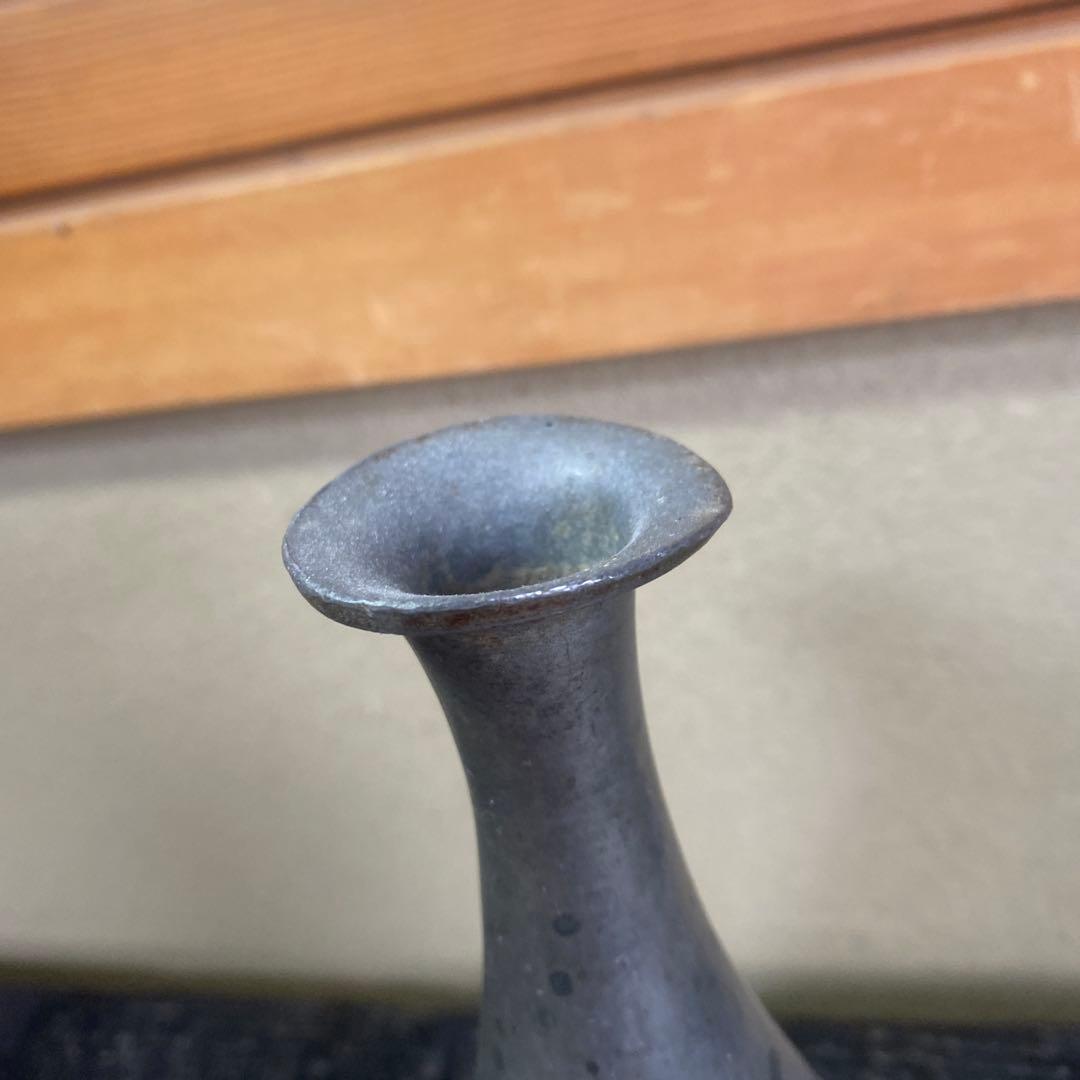 錫製　徳利21cm8.5cm