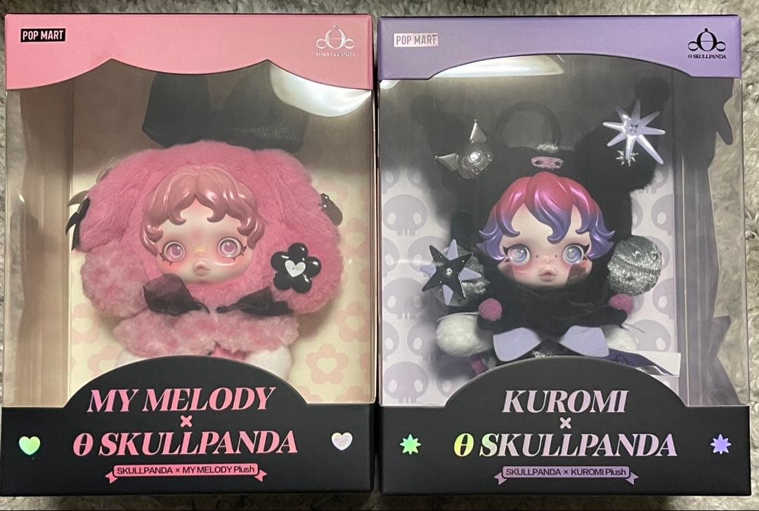 ぬいぐるみ My Melody & Kuromi Skullpanda