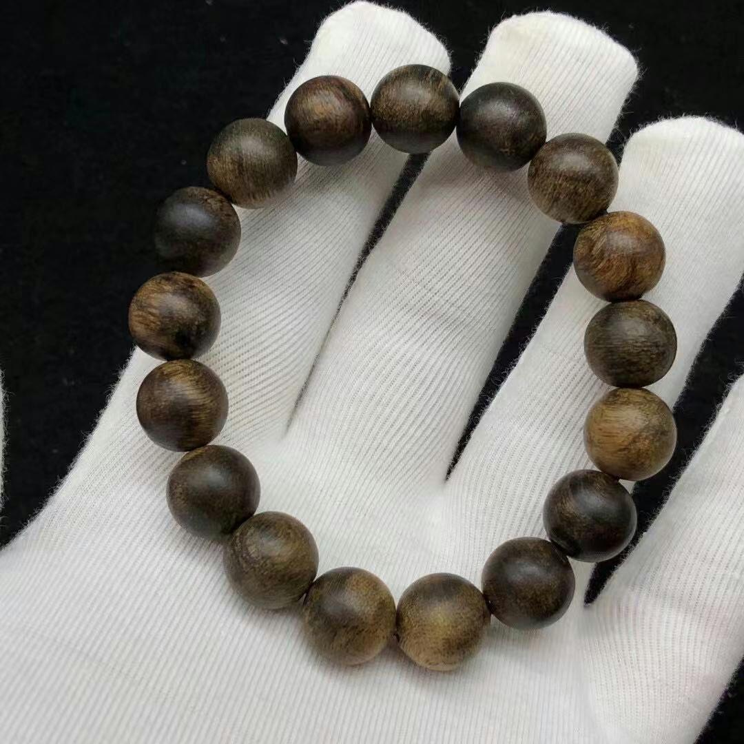 本物見逃すな!本物保証天然正品ダラガン虎斑沈香手串 沈香木 伽羅 聞香