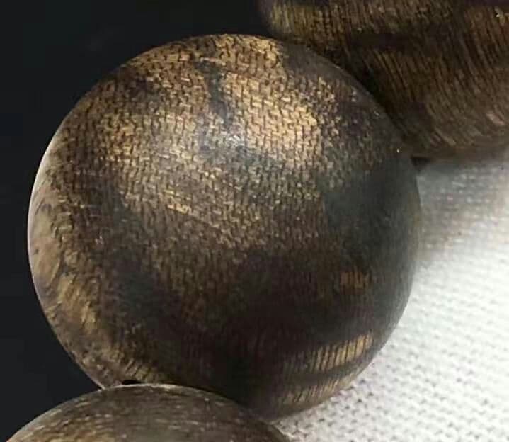 本物見逃すな!本物保証天然正品ダラガン虎斑沈香手串 沈香木 伽羅 聞香