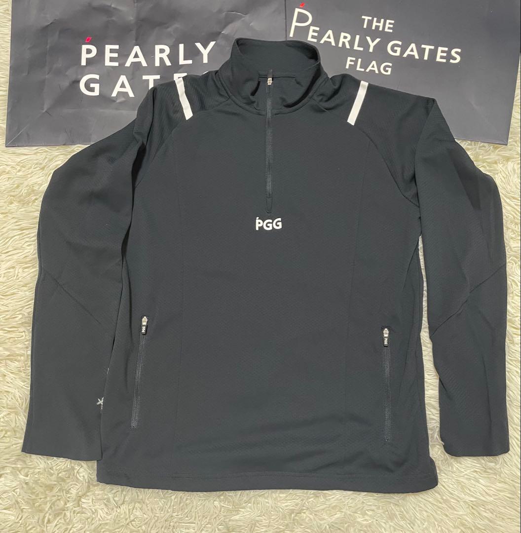 PGG PEARLY GATESハーフジップ長袖 Tシャツ ネイビー系 5