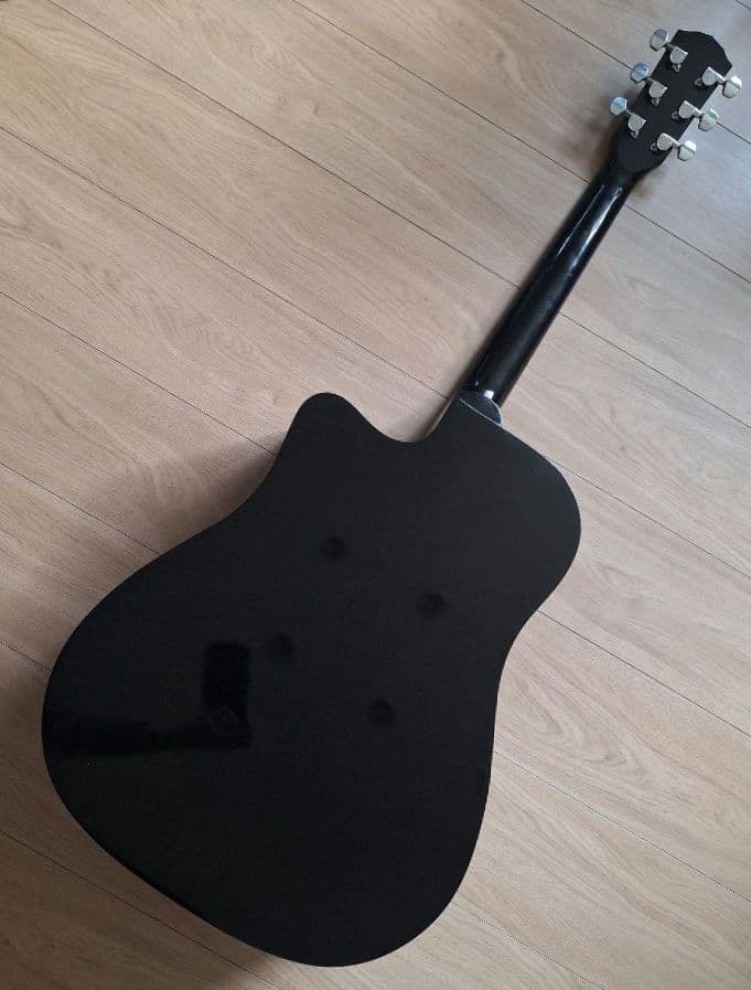 Fender CD-140SCE Black エレアコ ブリッジリペア品